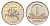 Литва 1 лит 2001 KM 111 медно-никель UNC 4686-1245