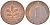 ФРГ 1 ПФЕННИГ 1976 G KM 105, J. 380 сталь плакированная медью 4181-619
