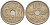 ДАНИЯ 10 ЭРЕ 1934 N ; GJ, КРИСТИАН X (1912-1947) KM 822.2 медно-никель 4383-121