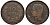 Греция 10 лепта 1878 К, король Георг I (1863-1913) KM 54 медь 4536-632