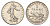 Франция 1 франк 1918 KM 844 серебро 51-2545