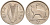 Ирландия 3 пенса 1964 заяц KM 12а медно-никель UNC 4580-929