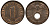 ГЕРМАНИЯ 1 РЕЙХСПФЕННИГ 1937 F KM 89, J. 361 бронза UNC 413-3513