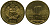 Перу 10 сентимо 2008 LIMA KM 305.4, Schon 104 латунь UNC 4543-921
