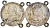 ПРУССИЯ 1/3 ТАЛЕРА 1802 А, ВИЛЬГЕЛЬМ III, КОРОЛЬ ПРУССИИ, С ПОДВЕСКИ, С УШКАМИ ДЛЯ НОШЕНИЯ KM 380 серебро 1524-1032