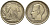 БЕЛЬГИЯ 20 ФРАНКОВ 1980 BELGIE, БОДУЭН I (1951-1993) KM 160 никель бронза 91-234