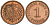 Германия 1 пфенниг 1891 A, Вильгельм II (1888-1918) KM 10, J. 10 медь aUNC 1525-412