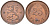 ФИНЛЯНДИЯ 25 ПЕННИ 1941 S KM 25а медь 192-1163