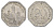 Нюрнберг трамвайный (транспортный) жетон в 20 пфеннигов ND (1920-1921) Лугинсланд Men05 19256.21, Men18 24102.21 алюминий 4638-345