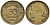 Франция 50 сантимов 1932 KM 894.1, Le Franc 192.15 алюминиевая бронза 4596-751
