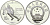 Китай 10 юаней 1991 XXV олимпийские игры в Барселоне, слалом KM 296 серебро PROOF 11-178-12