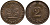 ФРГ 2 пфеннига 1970 J KM 106а, J.381а сталь плакированная медью 99-165