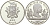 Гвинея 500 сили 1977 Мириам Макеба, певица, тираж 500 экземпляров KM 46 серебро PROOF 00-815-71