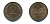 ФРГ 2 пфеннига 1977 F KM 106a, J.381a сталь плакированная медью 3999-1139