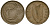 Ирландия 1 пенни 1971 мифологическая птица лира KM 20 бронза 4138-853