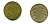 ГЕРМАНИЯ 5 РЕЙХСПФЕННИГОВ 1924 J, KM 39, J. 316 алюминиевая бронза 46-2227
