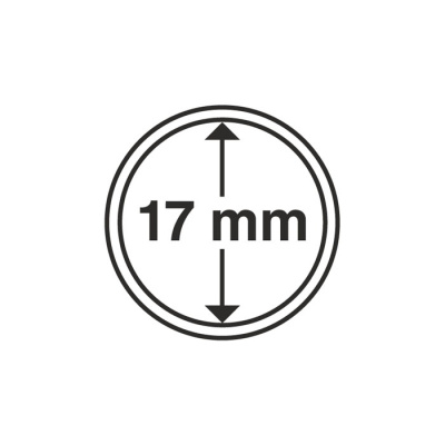 Капсулы круглые – 17 мм, упаковка 10 шт. Leuchtturm. 322470