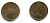 Великобритания 1 пенни 1974 Елизавета II (1952-2022) КМ 915, Spink B1 бронза 4110-754