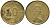 Гонконг 10 центов 1983 Елизавета II (1952-) KM 49 никель латунь 4387-256