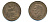 Великобритания 1 пенни 1939 Георг VI (1936-1952) KM 845, Spink 4114 бронза 83-615