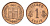 Исландия 1 эйре 1966 KM 8 бронза UNC 4696-252