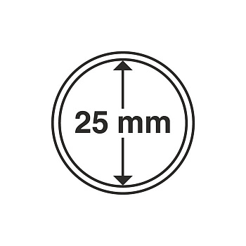 Капсулы круглые – 25 мм, упаковка 10 шт. Leuchtturm. 331675