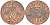 ДАНИЯ 5 ЭРЕ 1979 B; B, МАРГРЕТЕ II (1972-) KM 859.2 сталь плакированная медью 105-445
