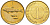 Словения 1 толар 2001 рыбы KM 4 латунь UNC 4618-647