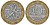 Франция 10 франков 1990 тип Гений Бастилии KM 964.1, Le Frank 375.5 биметалл 45-714