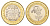 Западная Африка (BCEAO) 500 франков 2003 KM 15 биметалл UNC 4671-344