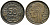 ФРАНЦИЯ 50 САНТИМОВ 1941 ТИП MORLON KM 894.1, LE FRANC 192.18 алюминиевая бронза 71-1552