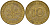 ФРГ 10 пфеннигов 1980 D J. 383, KM 108 сталь плакированная латунью    4603-452