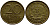 ГДР 20 пфеннигов 1969 А, первый год KM 11 латунь UNC 4398-224