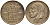БЕЛЬГИЯ 50 САНТИМОВ 1954 BELGIE KM 145 бронза 4392-763