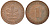 ФРГ 1 пфенниг 1974 D KM 105, J.380 сталь плакированная медью 4174-445
