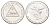 Никарагуа 50 сентаво 1994 голубь мира KM 83 хромированная сталь UNC 4625-223