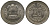 Индия 25 пайс 1972 ромб - Бомбей KM 49.1 медно-никель aUNC 4181-1247