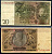 Германия 20 рейхсмарок 1929 22 января 1929, серия F Pick 181 a (1-2) бумага 7552-44-3-2