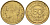 ФРАНЦИЯ 50 САНТИМОВ 1932 ТИП MORLON, OPEN 9, С ЯГОДОЙ KM 894.1, LE FRANC 192.7 алюминиевая бронза 44-715