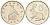 Зимбабве 5 центов 1995 рыжий кролик KM 2 медно-никель UNC 4615-1147