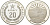Мадагаскар 20 ариари 1978 ФАО, трактор, тираж 3800 экз. KM 14а серебро PROOF 00-000-00