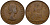 Великобритания 1 пенни 1961 Елизавета II (1952-2022) KM 897, Spink 4157 4599-245