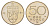 Норвегия 50 эре 1980 Улаф V (1957-1991) KM 418 медно-никель BU 4615-437