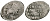 Русское Царство копейка 1547-1584 Иван IV Васильевич, Новгородский  монетный двор, 0,67 ГР ГиК №77 серебро 262-432
