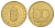 Венгрия 100 форинтов 1995 KM 698 латунь UNC 4650-341