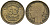 Франция 50 сантимов 1931 KM 894.1, Le Franc 192.15 алюминиевая бронза 4596-729