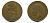 Великобритания 1 пенни 1921 Георг V (1910-1936) KM 810, Spink 4051 бронза 41-542