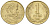 Чили 1 песо 1992 So KM 216 алюминиевая бронза UNC 4588-828