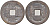 КИТАЙ 1 КЭШ ND BOO-YON ПРОВИНЦИЯ ЮННАН 2,7 гр бронза 3853-1255