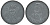 Дания 5 эре 1956 C; S, Фредерик IX KM 843.1 цинк 4162-125
